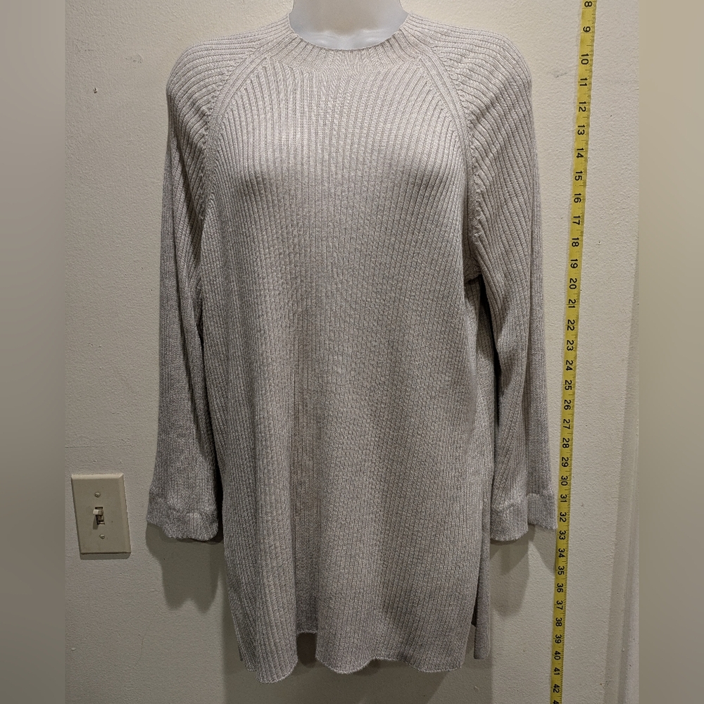 Splendid Women's Light Gray Knit Sweatshirt Size Xl